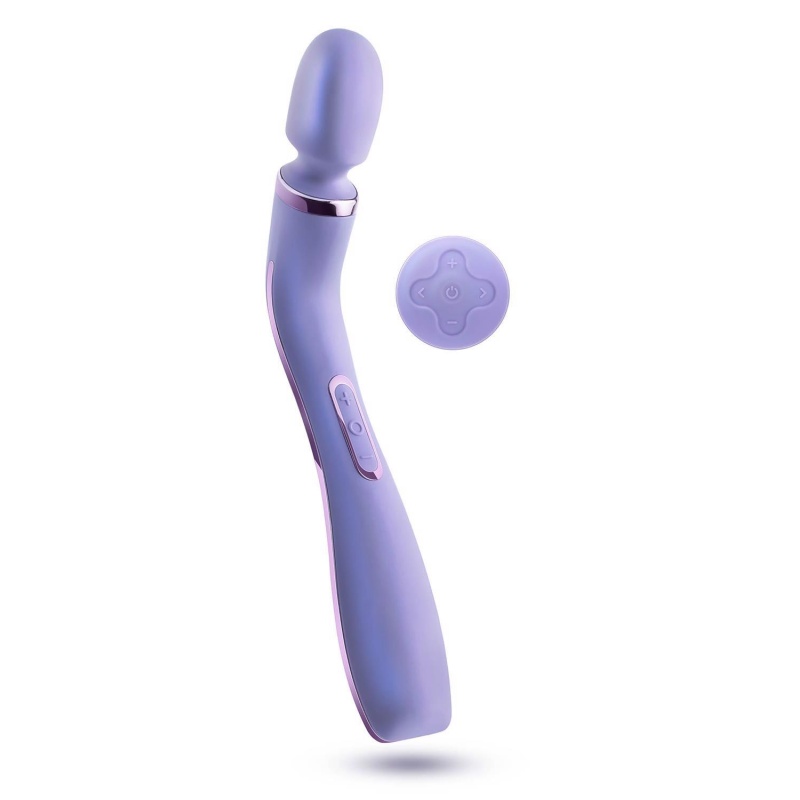 Wibrator różdżkowy Wellness Eternal Wand z napędem RumbleTech, pilotem 4-kierunkowym i giętką szyjką, długość 36,8 cm - 2