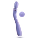 Wibrator różdżkowy Wellness Eternal Wand z napędem RumbleTech, pilotem 4-kierunkowym i giętką szyjką, długość 36,8 cm - 2