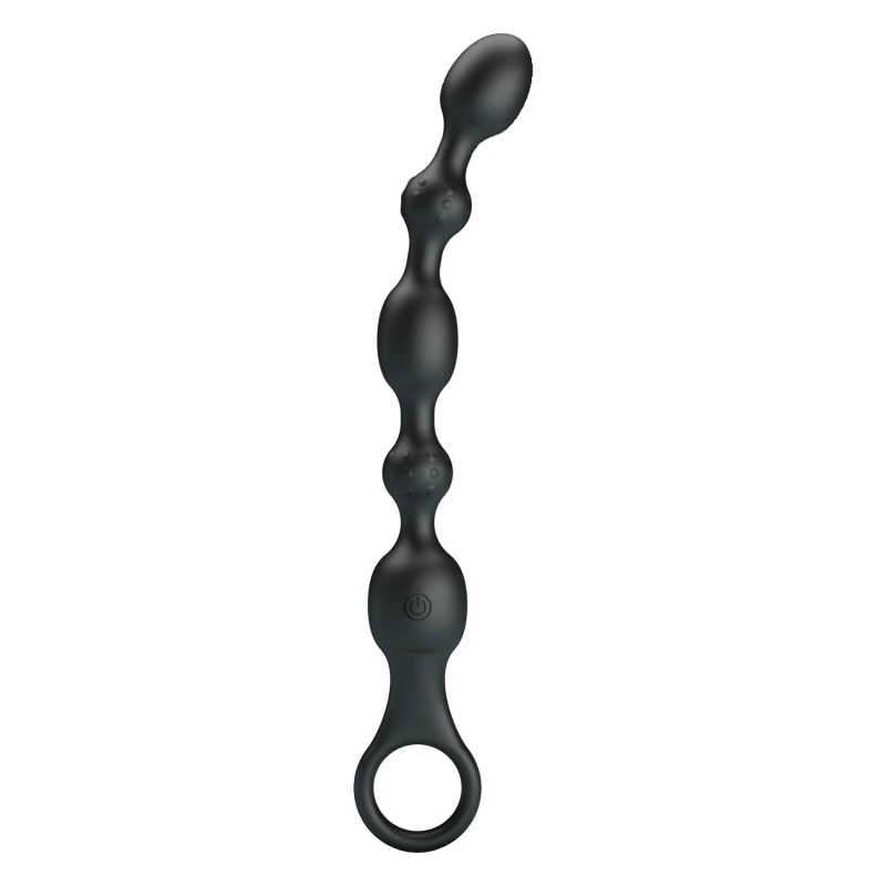 Wibrator analny Van z koralikami - 10 wibracji, 20 cm - 2