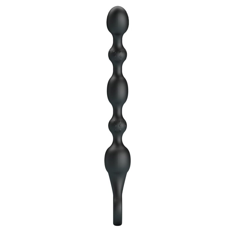 Wibrator analny Van z koralikami - 10 wibracji, 20 cm - 4