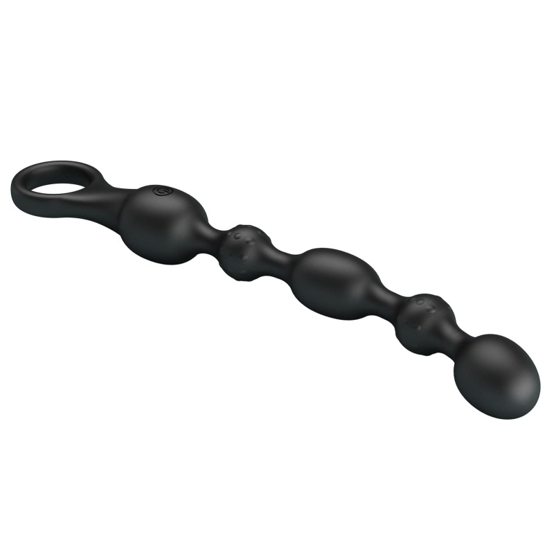 Wibrator analny Van z koralikami - 10 wibracji, 20 cm - 6
