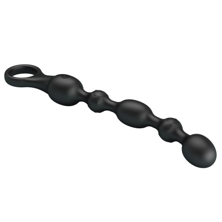 Wibrator analny Van z koralikami - 10 wibracji, 20 cm - 6
