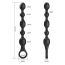 Wibrator analny Van z koralikami - 10 wibracji, 20 cm - 9