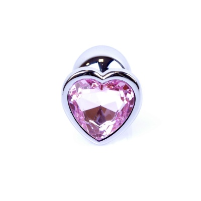 MyLove Toys - Jewellery Silver  Heart PLUG- Rose - 1