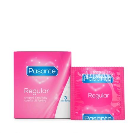 Prezerwatywy Pasante Regular 54 mm Naturalne - 2