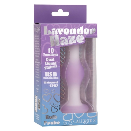 Wibrujący korek analny CalExotics Lavender Haze Bulb Probe 10,25 cm - 11