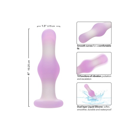 Wibrujący korek analny CalExotics Lavender Haze Bulb Probe 10,25 cm - 15