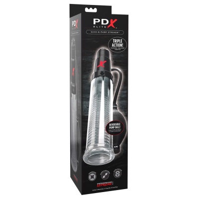 PDX ELITE Suck-N-Pump Stroker - 1