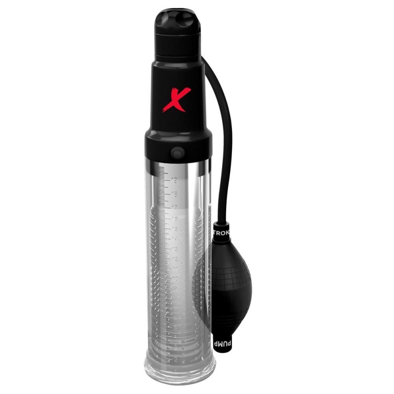 Masturbator i pompka do penisa PDX ELITE Suck-N-Pump Stroker z regulacją podciśnienia i siły ssania, 33 cm - 2