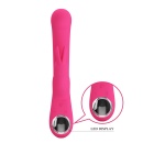 Wibrator króliczek Lamar Dark Pink, 22 cm, z zakrzywioną końcówką, 10 funkcjami wibracji i 9 poziomami intensywności - 3