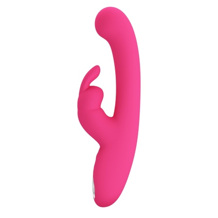 Wibrator króliczek Lamar Dark Pink, 22 cm, z zakrzywioną końcówką, 10 funkcjami wibracji i 9 poziomami intensywności - 6