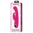 Wibrator króliczek Lamar Dark Pink, 22 cm, z zakrzywioną końcówką, 10 funkcjami wibracji i 9 poziomami intensywności - 12