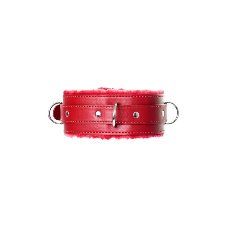 Anonymo collar, PU leather, red - 3