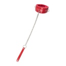 Anonymo collar, PU leather, red - 6
