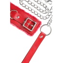 Anonymo collar, PU leather, red - 10