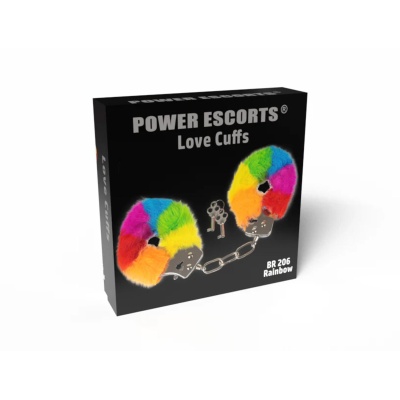 Kajdanki BR206 Rainbow Cuffs 7 cm - 1