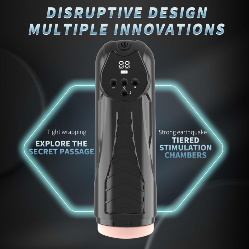 LUXURY Masturbator, PREMIUM RECHARGEABLE MULTIFUNCTIONS 04 - 13