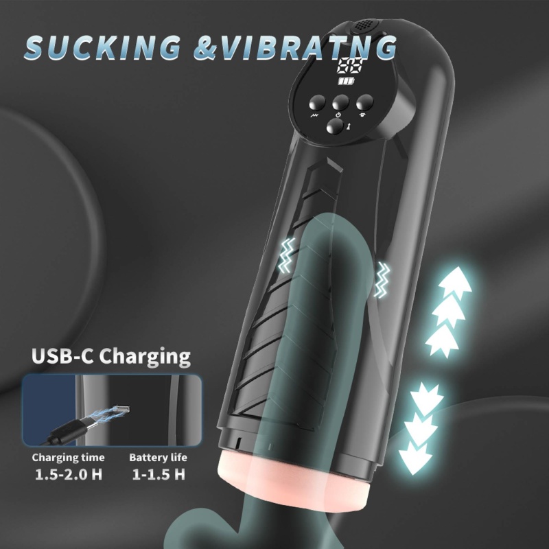 LUXURY Masturbator, PREMIUM RECHARGEABLE MULTIFUNCTIONS 04 - 16