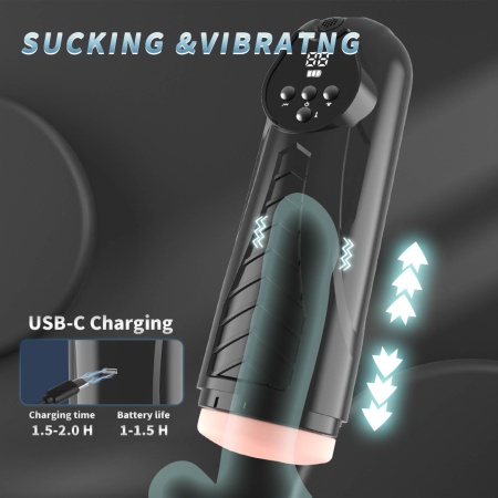 LUXURY Masturbator, PREMIUM RECHARGEABLE MULTIFUNCTIONS 04 - 16