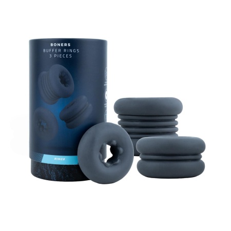 Boners - Buffer Rings 3 pcs - Blue - 1