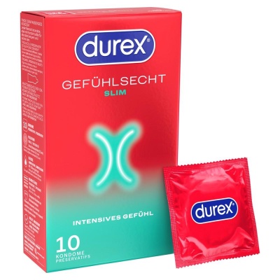 Durex Gefühlsecht Slim x 10 - 1 2