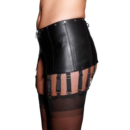 Leather Suspender Belt LP-654 - 3