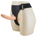 Regulowana uprząż strap-on Charlotte 24,8 cm - podwójne dildo TPE - 3
