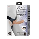 Regulowana uprząż strap-on Charlotte 24,8 cm - podwójne dildo TPE - 12