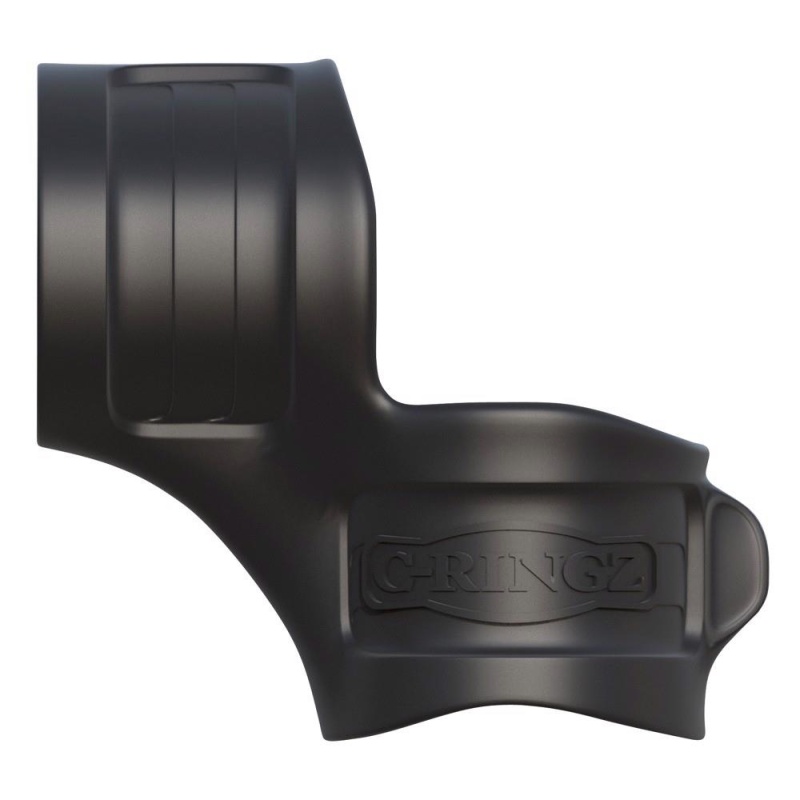 Pierścień na penisa z rozciągaczem jąder (Big Cock Ring & Ball Stretcher) – silikon, długość 7,5 cm, średnica pierścieni 3,4/3 c - 3