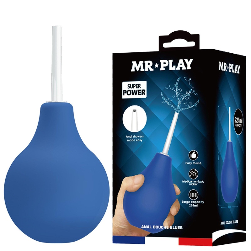 MR PLAY - ANAL DOUCHE BLUEB (224 ml) - 1