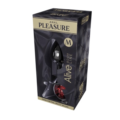 Mini Metal Butt Plug M red - 1 2