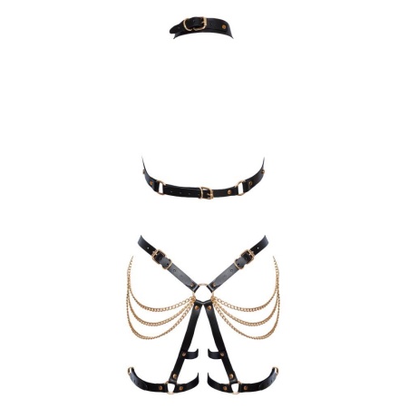 Leather Harness Set S/M - 8