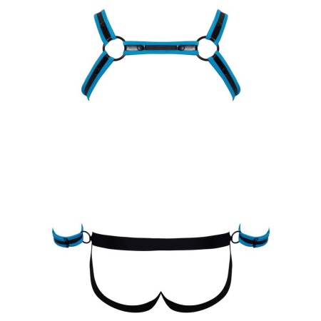 Men's Jock set black/blue LP-720 - 7