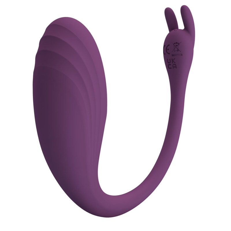 Wibracyjne jajeczko Catalina z aplikacją, 21 cm - 3