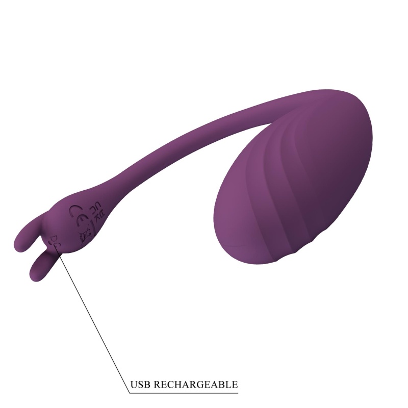 Wibracyjne jajeczko Catalina z aplikacją, 21 cm - 10