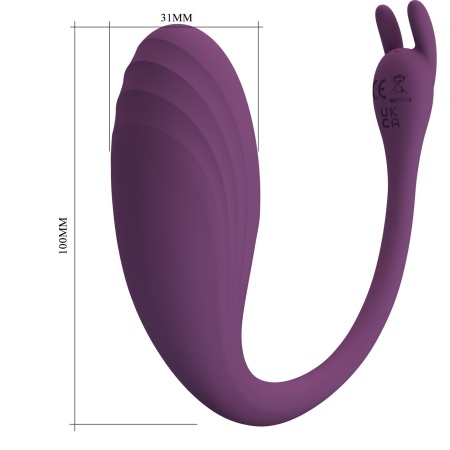 Wibracyjne jajeczko Catalina z aplikacją, 21 cm - 11