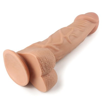 Dildo Real Extreme 23 cm z przyssawką PVC cielisty - 1 2