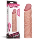 Nakładka na penisa Pleasure X Tender 19,6 cm x 3,9 cm w kolorze Flesh - 1