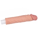 Nakładka na penisa Pleasure X Tender 19,6 cm x 3,9 cm w kolorze Flesh - 3