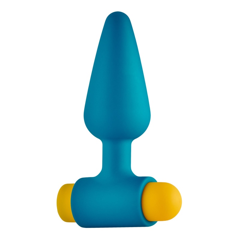 Wibrujący korek analny Wave Buzzer - 3 prędkości, 7 programów, 10 cm - 2