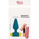 Wibrujący korek analny Wave Buzzer - 3 prędkości, 7 programów, 10 cm - 7