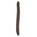 Dildo dwustronne 16 Inch Chocolate - realistyczna konstrukcja anatomiczna, długość 40,6 cm, średnica 3,8 cm - 2