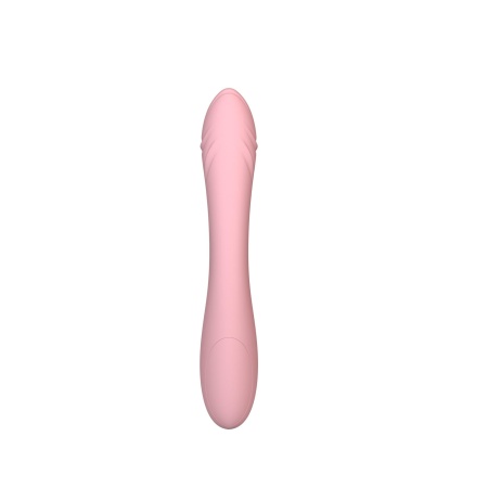 Vibrator Pink - elastyczny silikon, 6 trybów wibracji, wodoodporna konstrukcja - 5