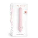 Baton Rose Gold - wibrator slim z silikonowym pierścieniem i elastyczną końcówką, 11,9 cm, Ø 1,8 cm - 1