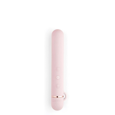Baton Rose Gold - wibrator slim z silikonowym pierścieniem i elastyczną końcówką, 11,9 cm, Ø 1,8 cm - 2