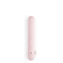 Baton Rose Gold - wibrator slim z silikonowym pierścieniem i elastyczną końcówką, 11,9 cm, Ø 1,8 cm - 2