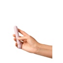 Baton Rose Gold - wibrator slim z silikonowym pierścieniem i elastyczną końcówką, 11,9 cm, Ø 1,8 cm - 3