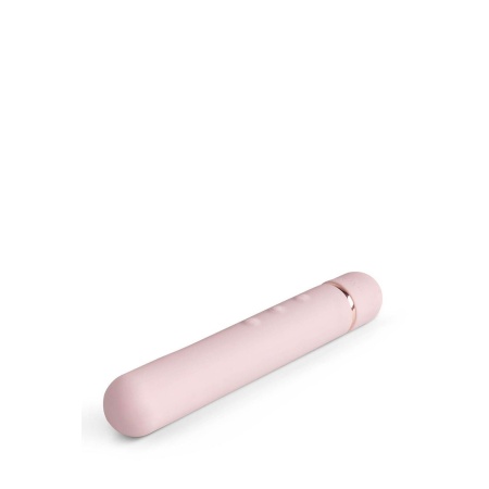 Baton Rose Gold - wibrator slim z silikonowym pierścieniem i elastyczną końcówką, 11,9 cm, Ø 1,8 cm - 4