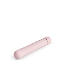 Baton Rose Gold - wibrator slim z silikonowym pierścieniem i elastyczną końcówką, 11,9 cm, Ø 1,8 cm - 4