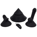 Cone - stymulator erotyczny z przyssawką i 20 trybami wibracji, silikon, 19 cm - 1